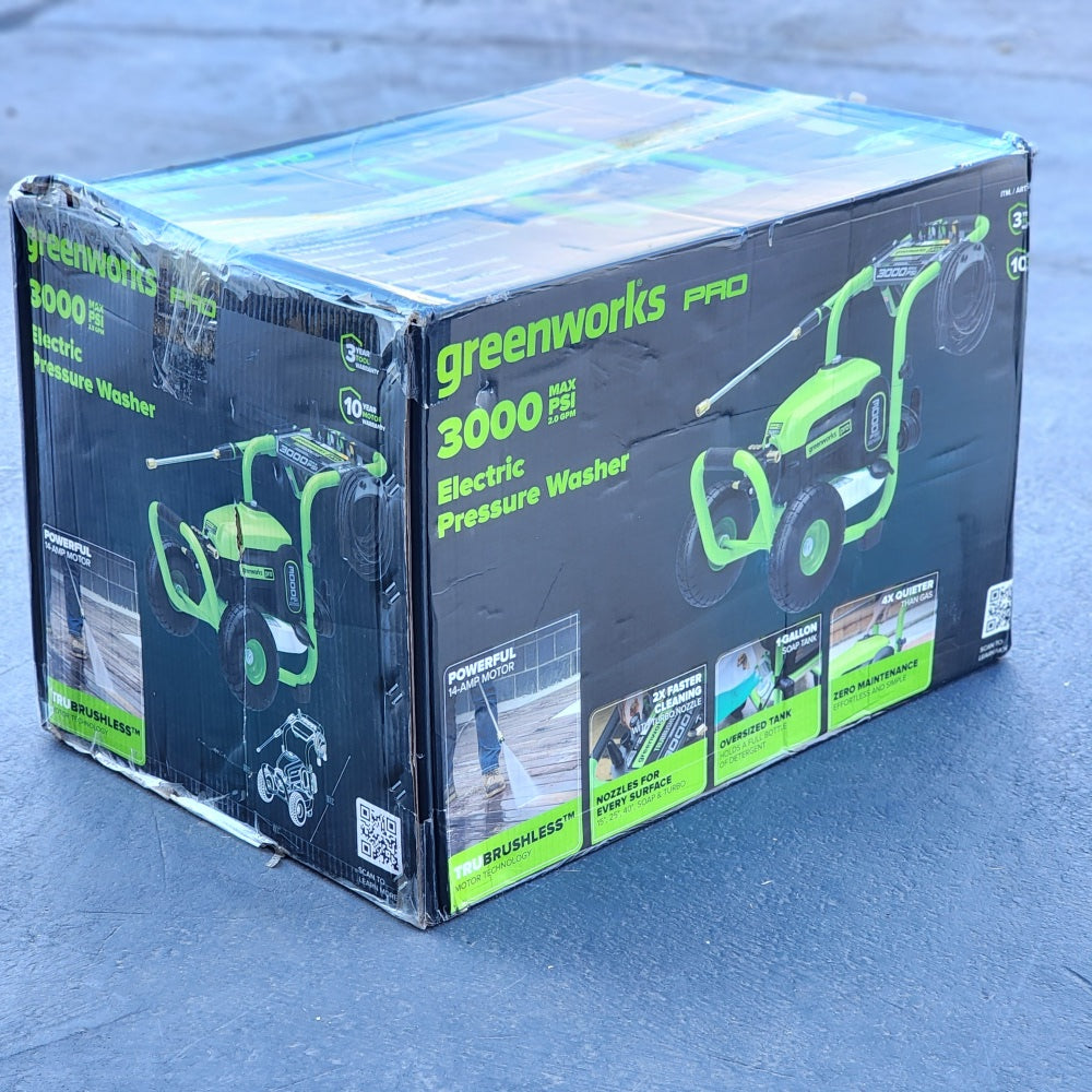 3000 PSI 2.0 GPM Cold Water Electric Pressure Washer 3000 PSI 2.0 GPM Cold Water Electric Pressure Washer